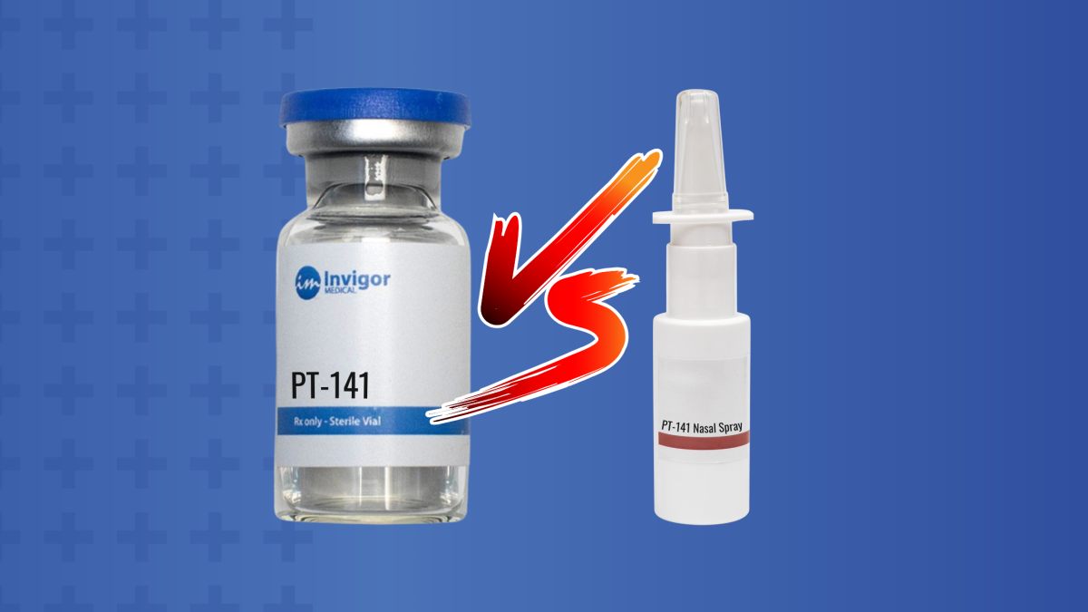 PT-141 Injections vs Nasal Spray: Which is Right for You? | Invigor Medical