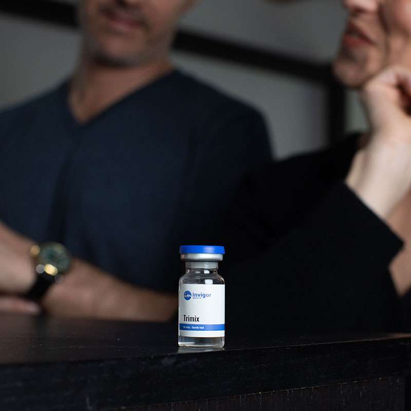Trimix Vial on Desk